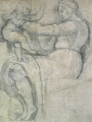 Detail von der Sixtinischen Decke